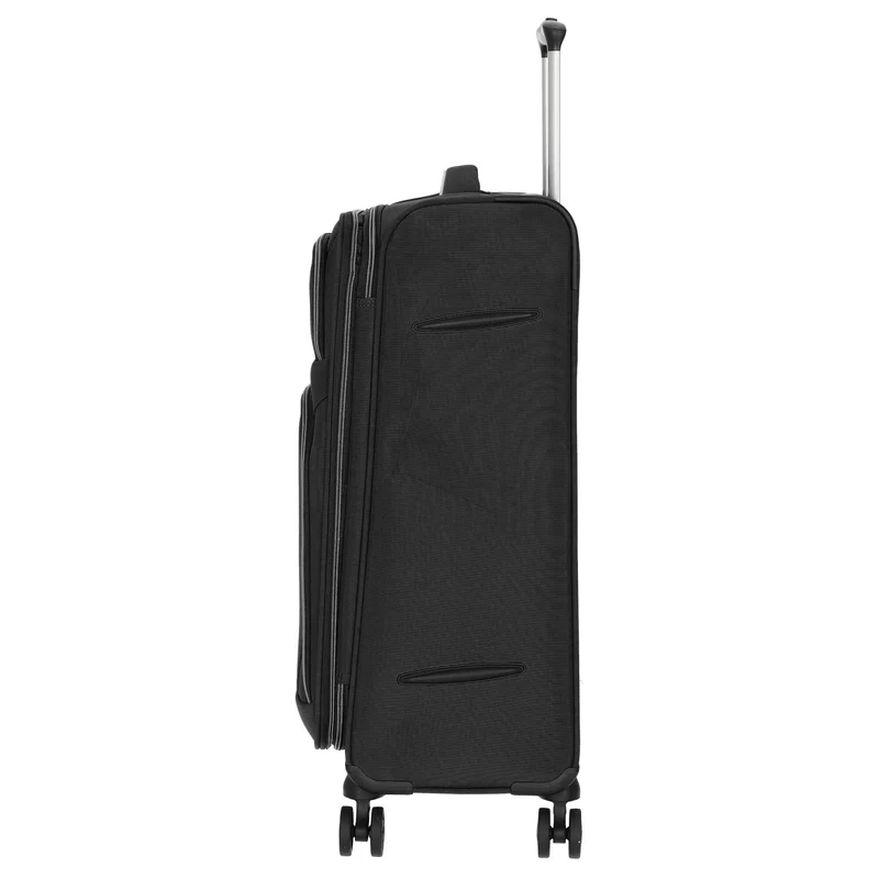 D&N Travel Line 9204 - Trolley de 4 ruedas M 66 cm expandible (schwarz)