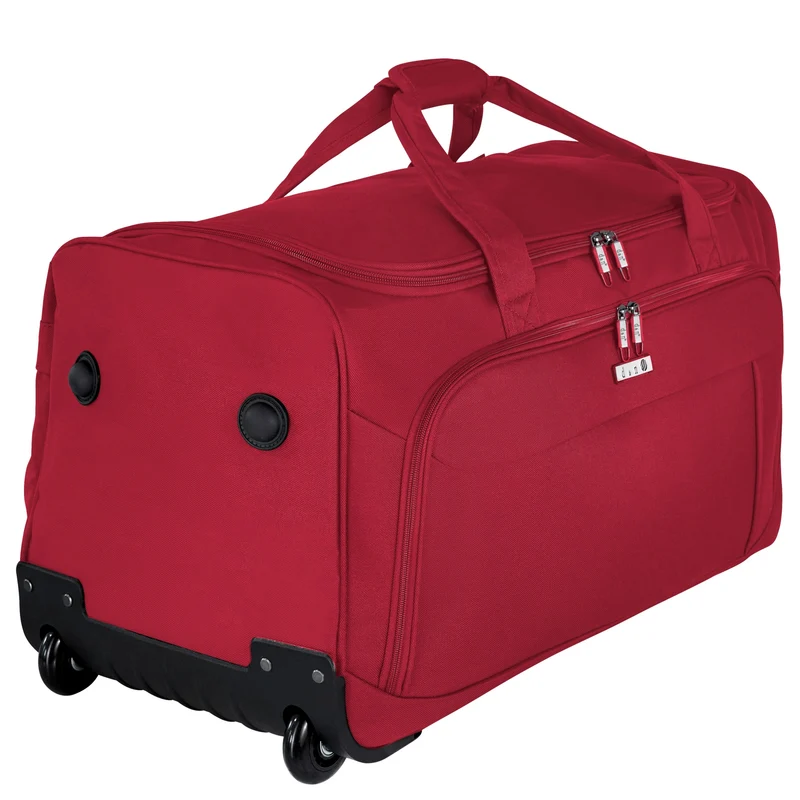 D&N Bags & More - Bolsa de viaje con 2 ruedas 65 cm (rot)