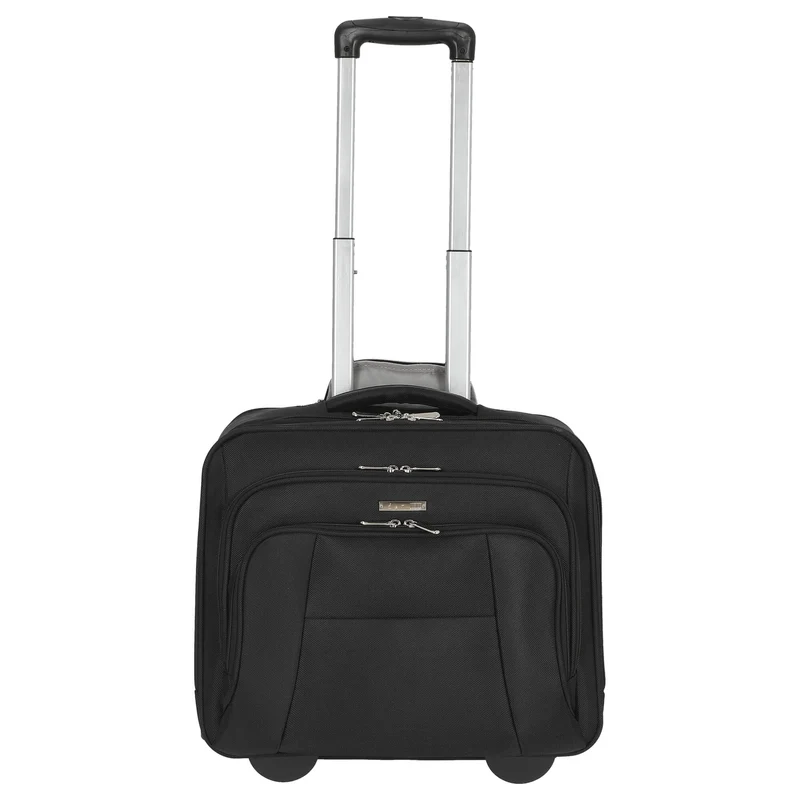 D&N Business - Trolley de negocios con 2 ruedas 43 cm Polyester (schwarz)