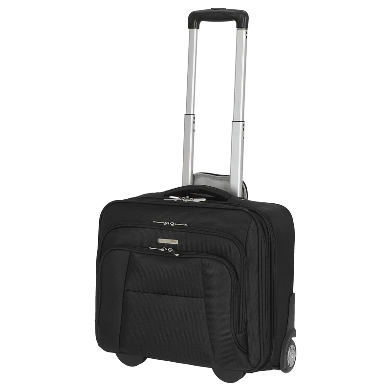 D&N Business - Trolley de negocios con 2 ruedas 43 cm Polyester (schwarz)