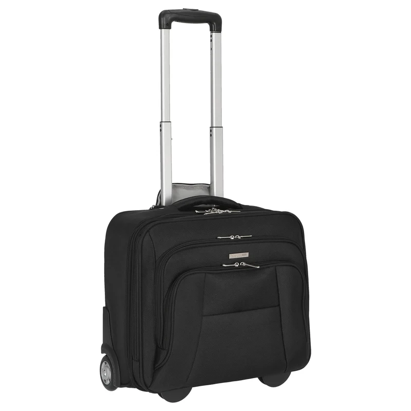 D&N Business - Trolley de negocios con 2 ruedas 43 cm Polyester (schwarz)
