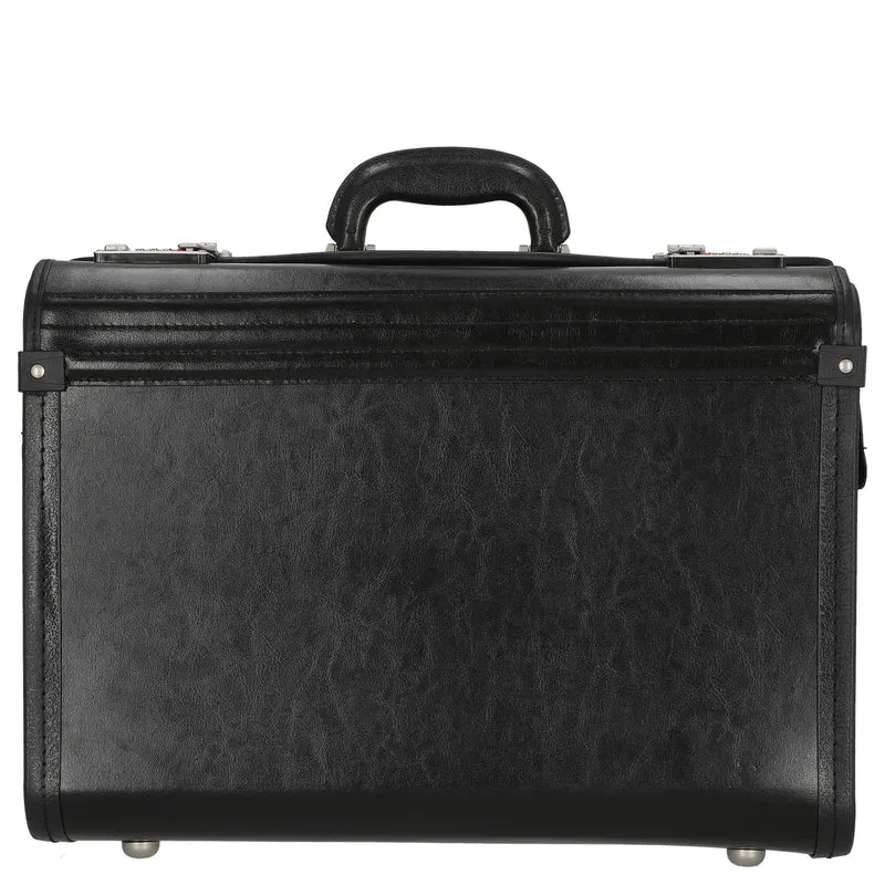 D&N Business - Maletín 46 cm Leder (schwarz)