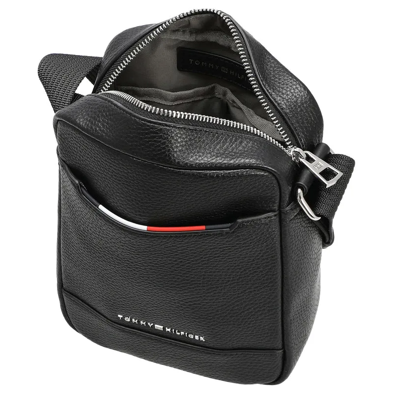 Tommy Hilfiger Central Mini Reporter - Bolso bandolera 20.6 cm (schwarz)