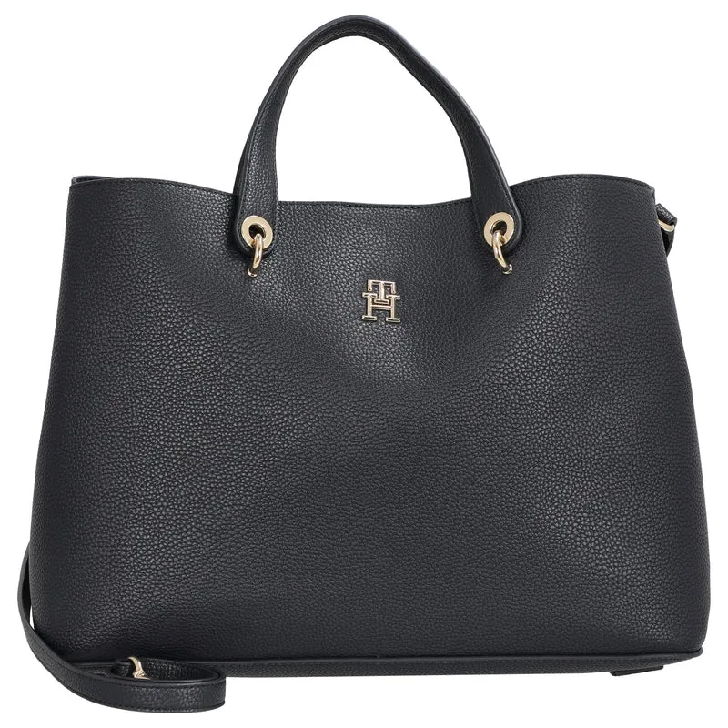 Tommy Hilfiger TH Emblem - Bolso de mano 37.5 cm (space blue)