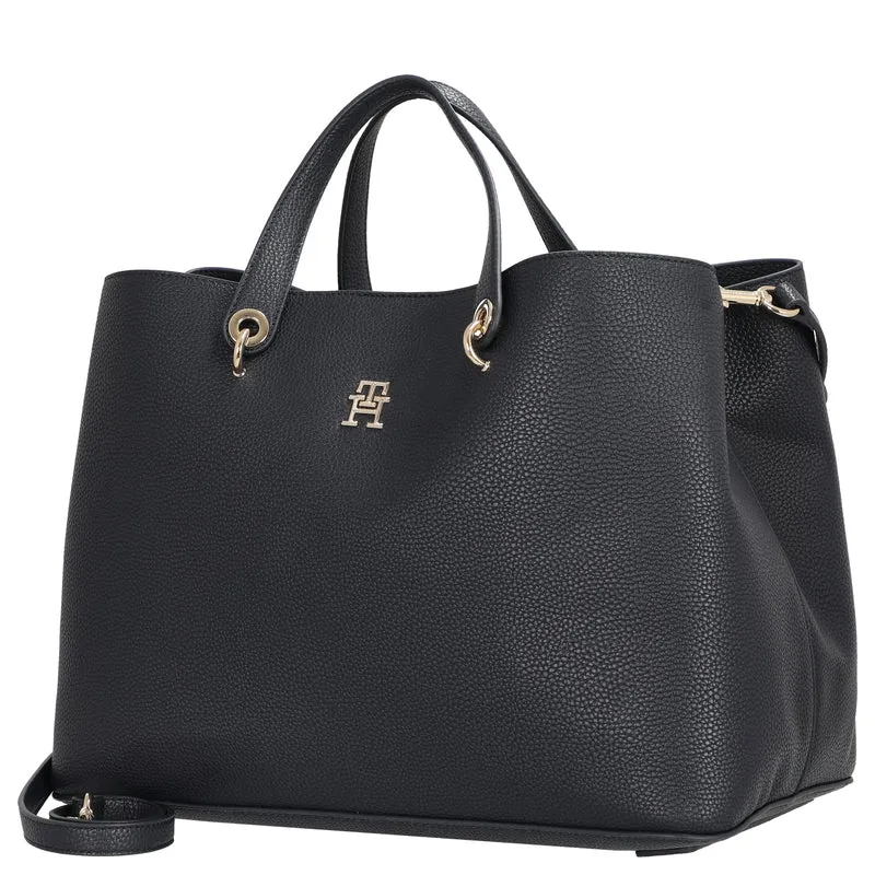 Tommy Hilfiger TH Emblem - Bolso de mano 37.5 cm (space blue)