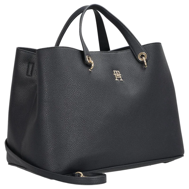 Tommy Hilfiger TH Emblem - Bolso de mano 37.5 cm (space blue)