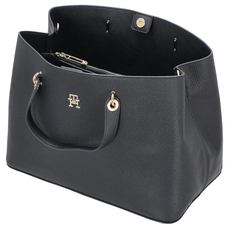 Tommy Hilfiger TH Emblem - Bolso de mano 37.5 cm (space blue)