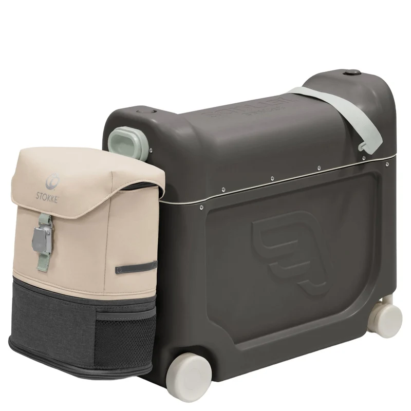 Stokke® JetKids™ Reiseset BedBox 46 cm Set 2 tlg. - Trolley de cabina con 4 ruedas (midnight grey)