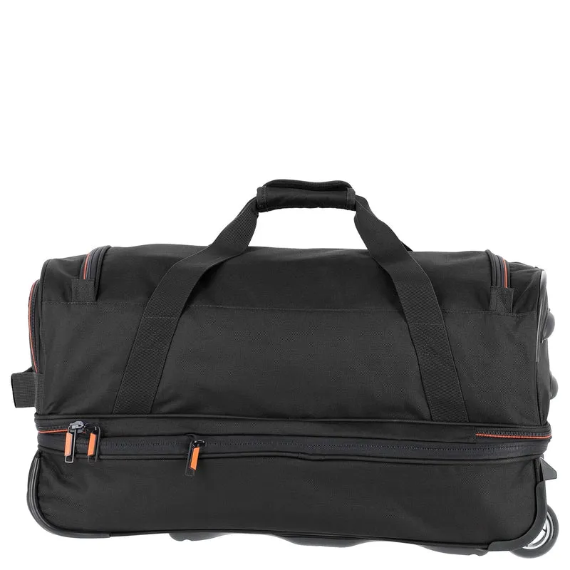 Travelite Basics - Bolsa de viaje con ruedas 51/64L 55 cm expandible (black)