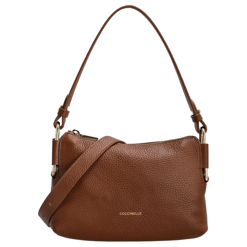 Coccinelle Rebekka - Bolso de hombro 23 cm (color: coñac)