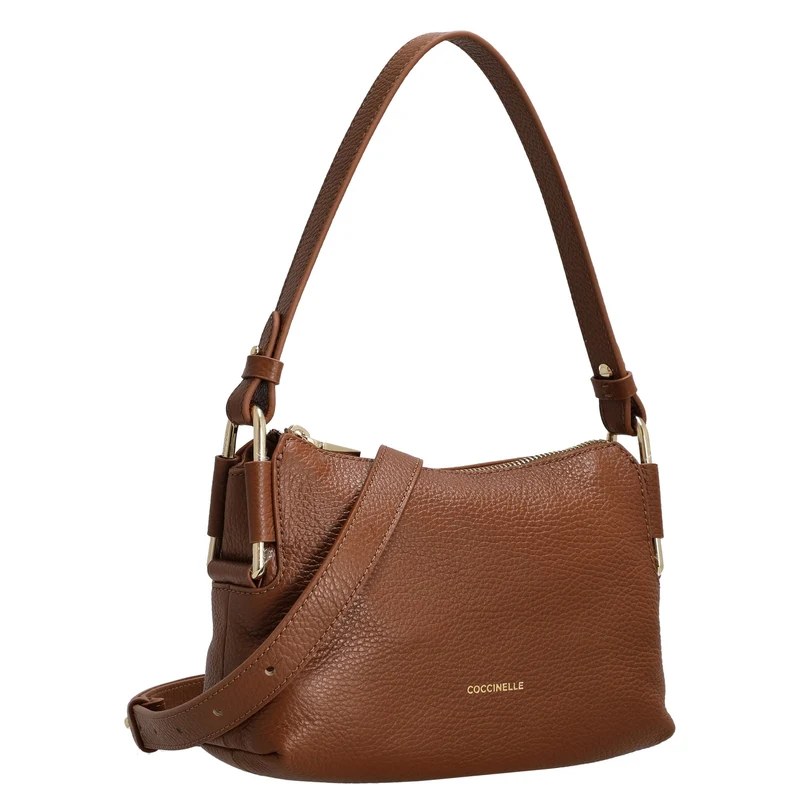 Coccinelle Rebekka - Bolso de hombro 23 cm (color: coñac)