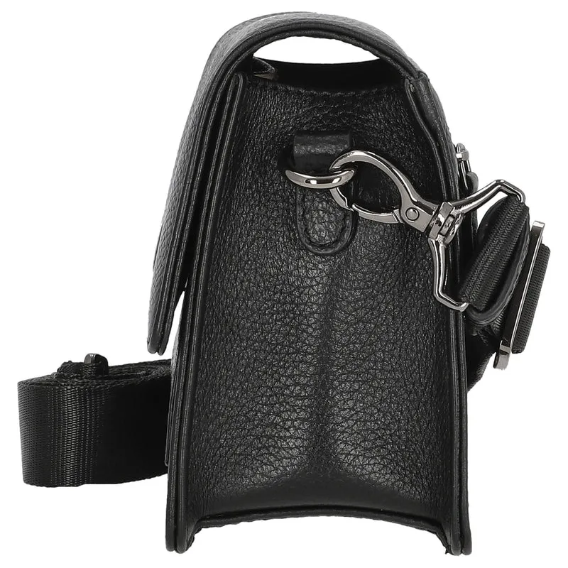 bugatti Elsa - Bolso bandolera cuero S 18.5 cm (schwarz)
