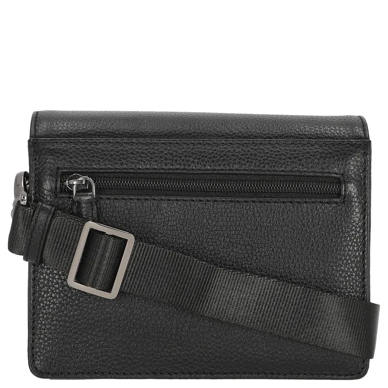bugatti Elsa - Bolso bandolera cuero S 18.5 cm (schwarz)