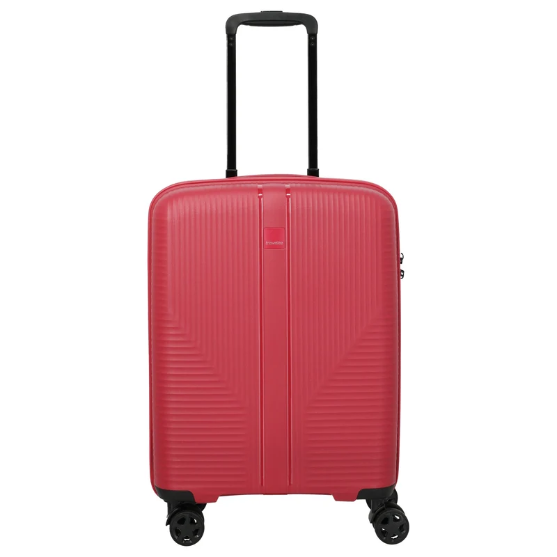 Travelite Air Stripe - Trolley de cabina con 4 ruedas 55 cm (red)