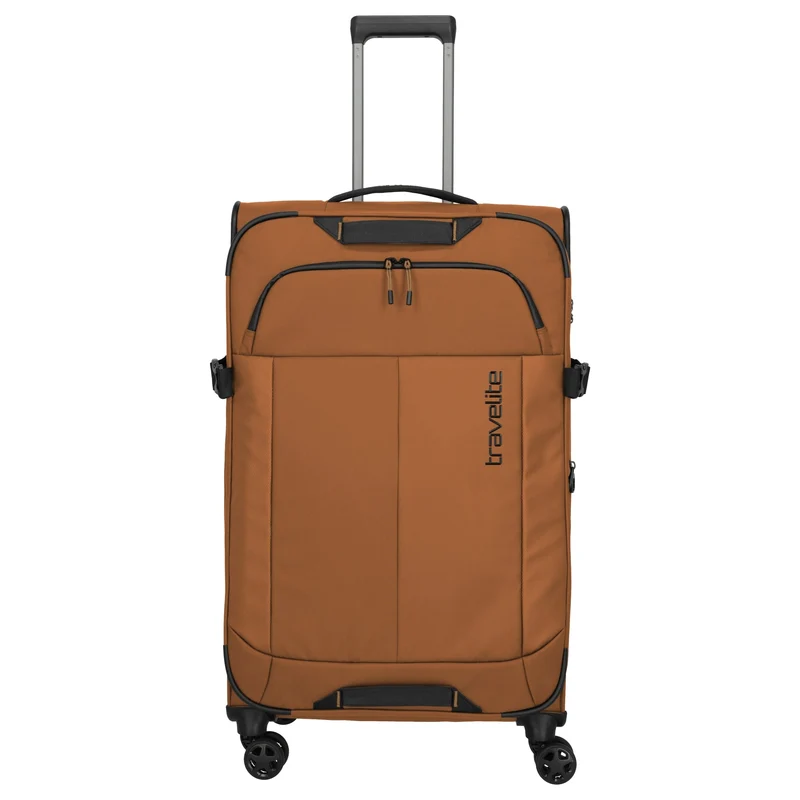 Travelite Briize - Trolley de 4 ruedas L 78 cm expandible (curry)