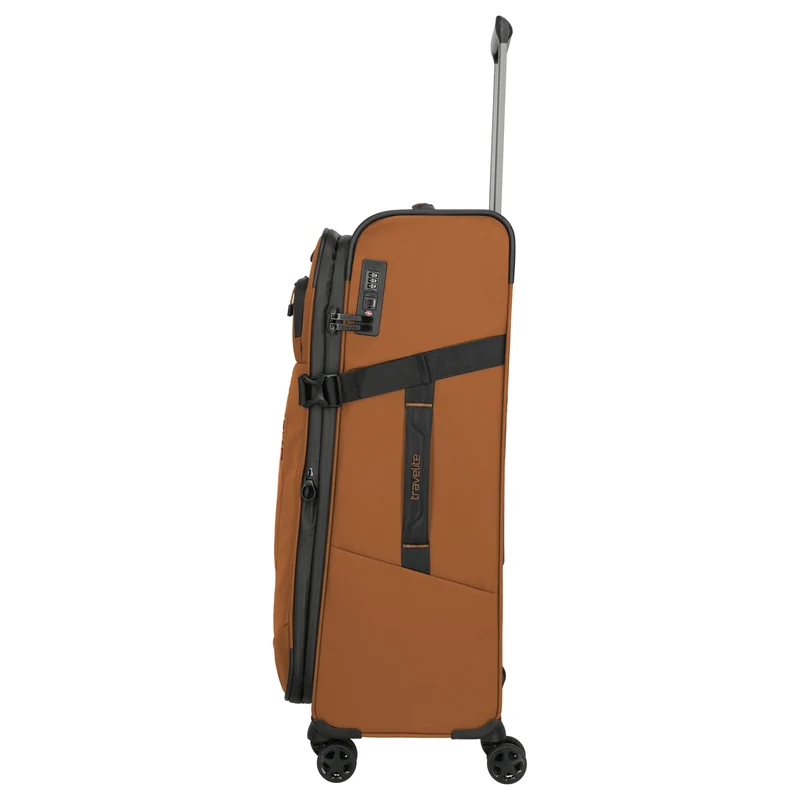 Travelite Briize - Trolley de 4 ruedas L 78 cm expandible (curry)