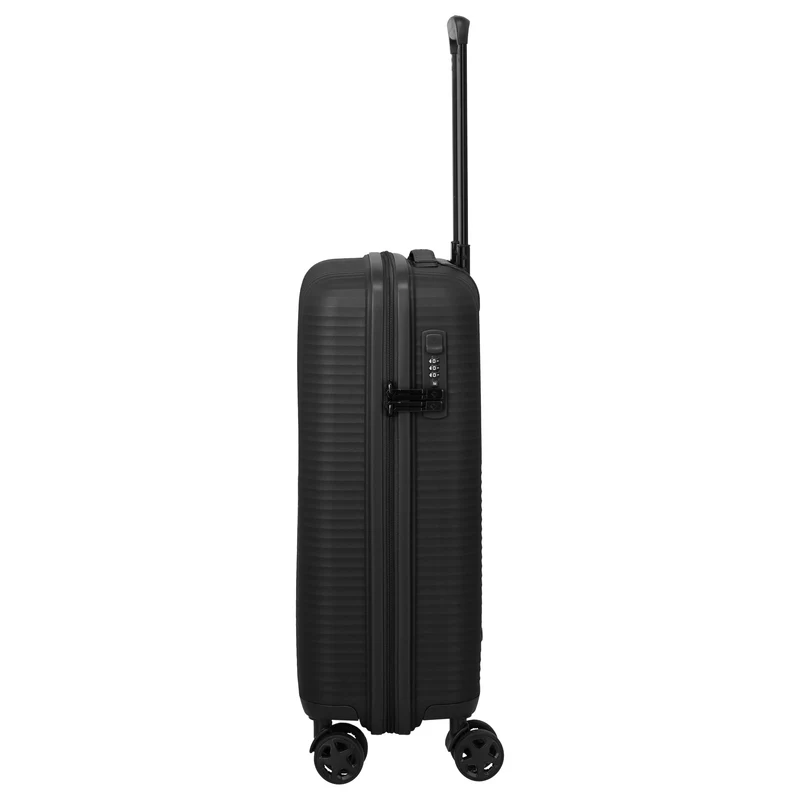 Travelite Air Stripe - Trolley de cabina con 4 ruedas 55 cm (black)