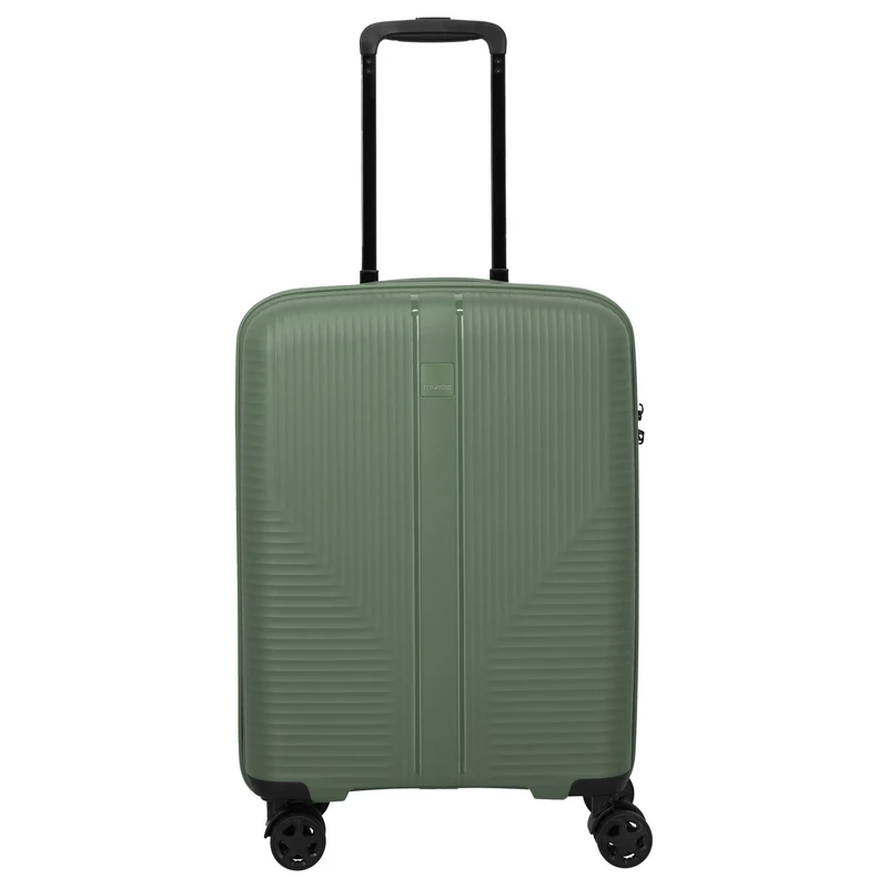 Travelite Air Stripe - Trolley de cabina con 4 ruedas 55 cm (green)