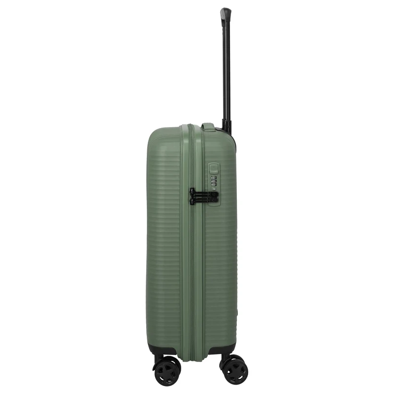 Travelite Air Stripe - Trolley de cabina con 4 ruedas 55 cm (green)