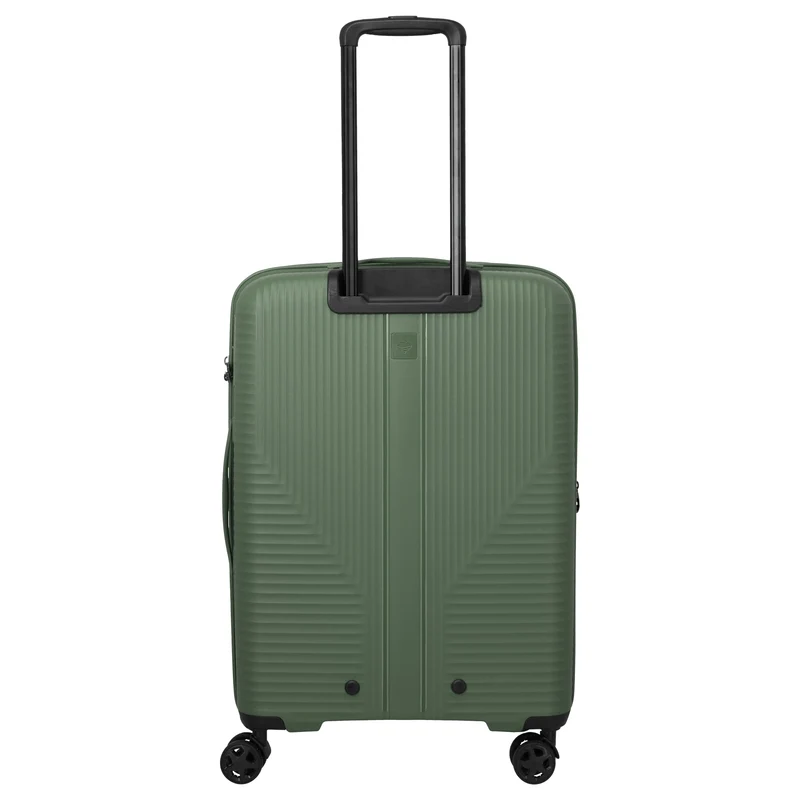 Travelite Air Stripe - Trolley de 4 ruedas 66 cm expandible (green)