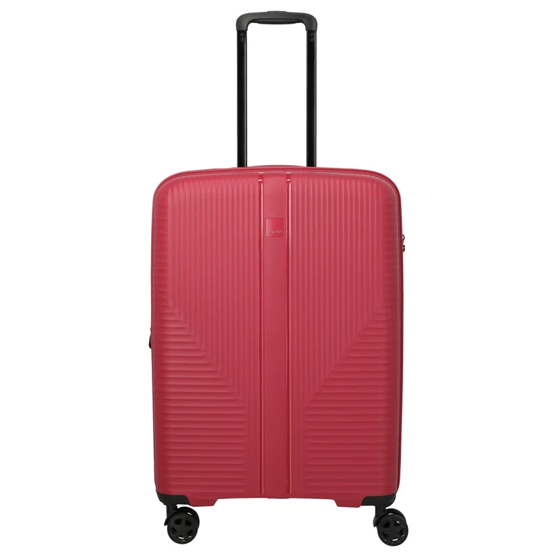 Travelite Air Stripe - Trolley de 4 ruedas 66 cm expandible (red)