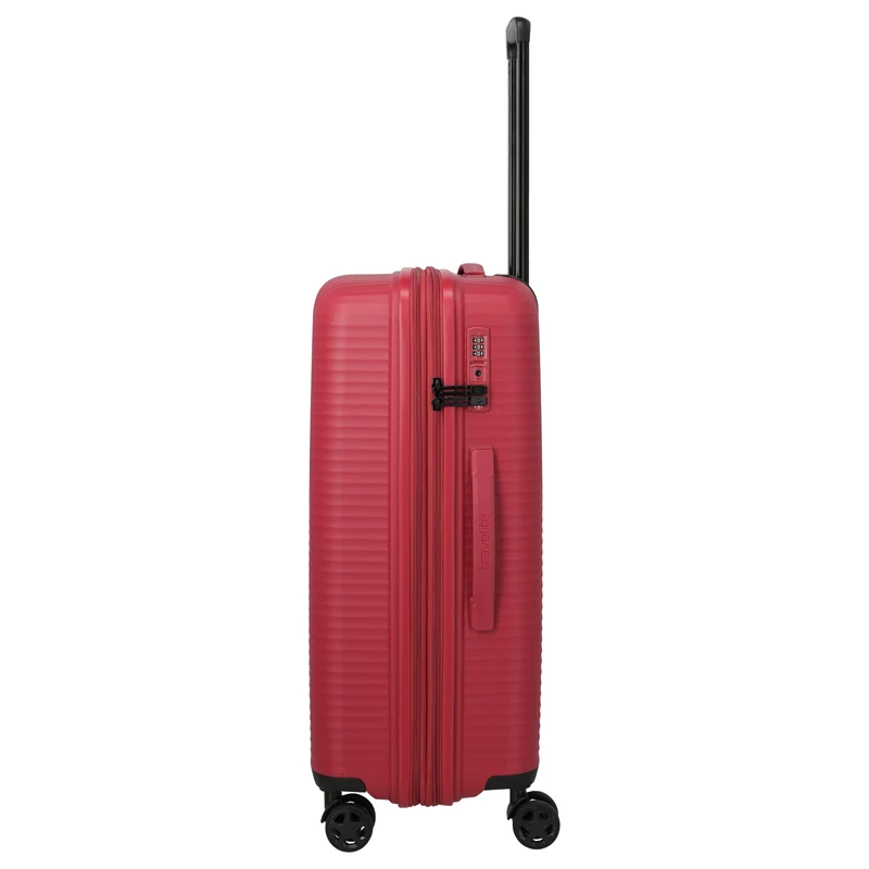 Travelite Air Stripe - Trolley de 4 ruedas 66 cm expandible (red)