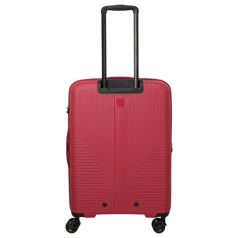 Travelite Air Stripe - Trolley de 4 ruedas 66 cm expandible (red)