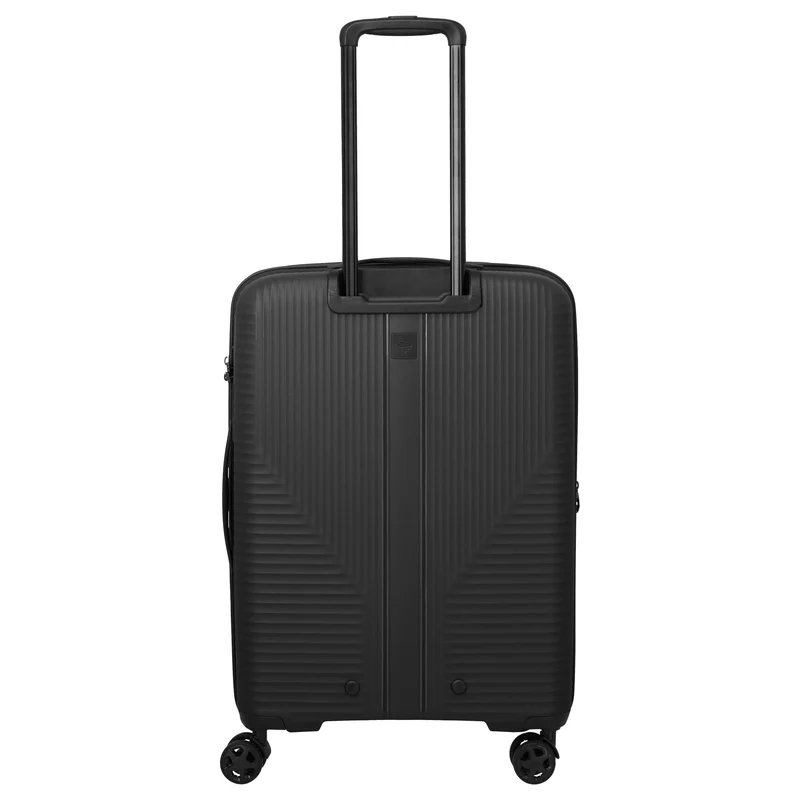 Travelite Air Stripe - Trolley de 4 ruedas 66 cm expandible (black)