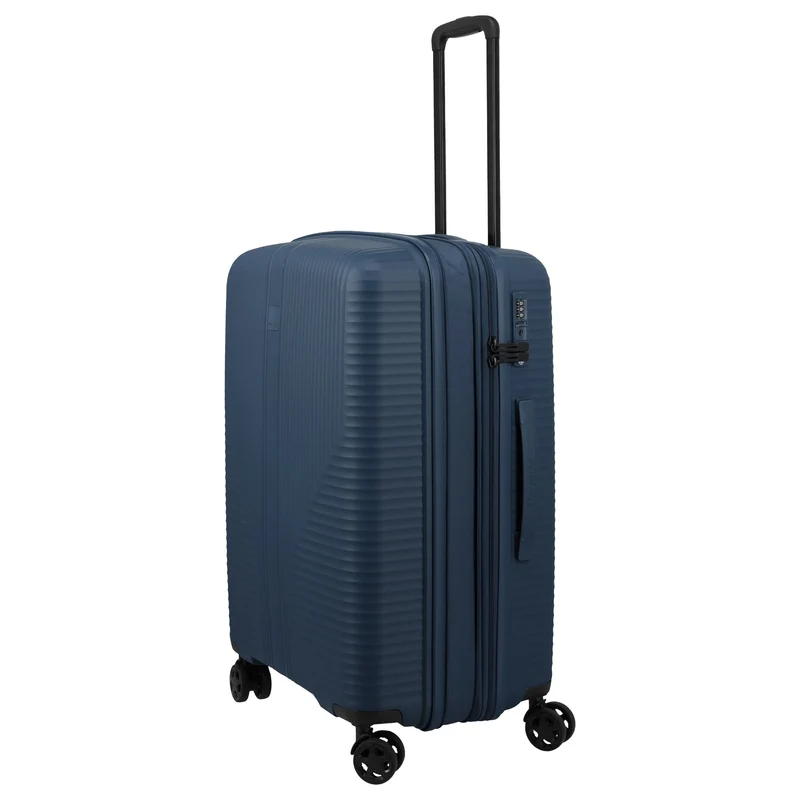 Travelite Air Stripe - Trolley de 4 ruedas 66 cm expandible (navy)