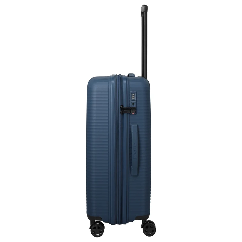 Travelite Air Stripe - Trolley de 4 ruedas 66 cm expandible (navy)