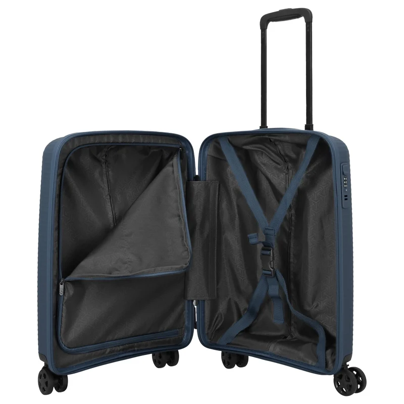 Travelite Air Stripe - Trolley de cabina con 4 ruedas 55 cm (navy)