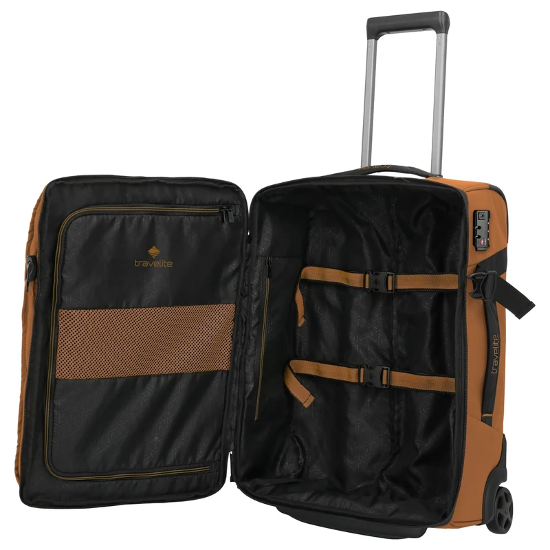 Travelite Briize - Bolsa de viaje con ruedas S 55 cm (curry)