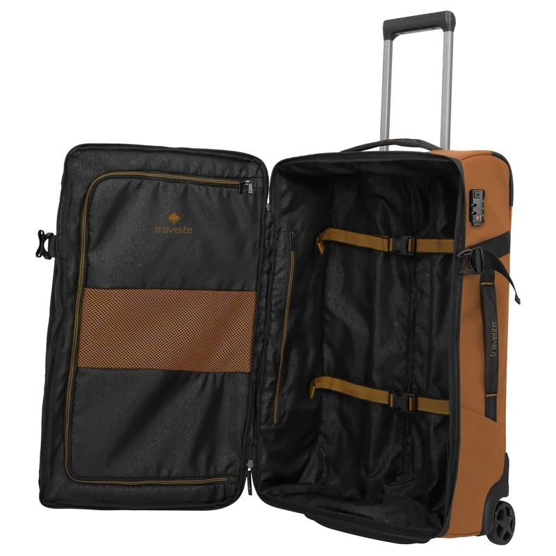 Travelite Briize - Bolsa de viaje con ruedas M 67 cm (curry)