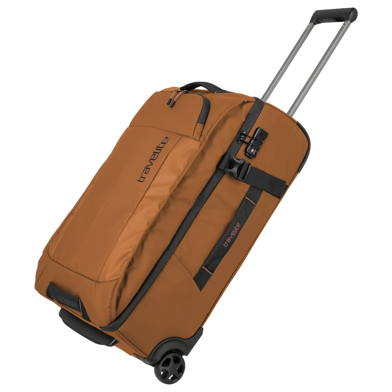 Travelite Briize - Bolsa de viaje con ruedas M 67 cm (curry)
