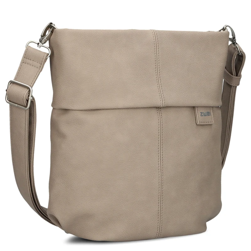 zwei Mademoiselle M90 - Bolso bandolera 28 cm (nubuk-cappuccino)