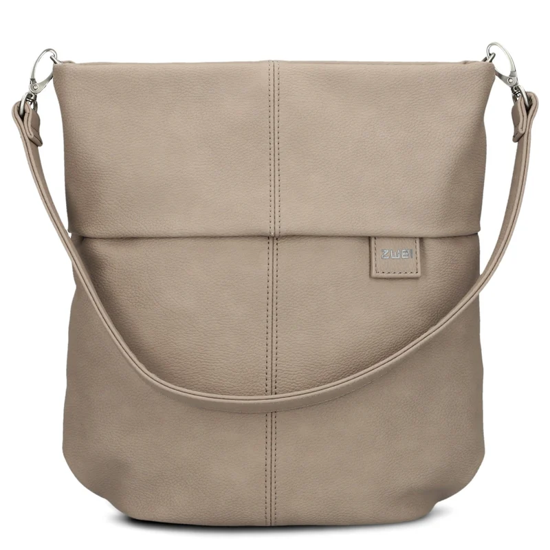 zwei Mademoiselle M90 - Bolso bandolera 28 cm (nubuk-cappuccino)
