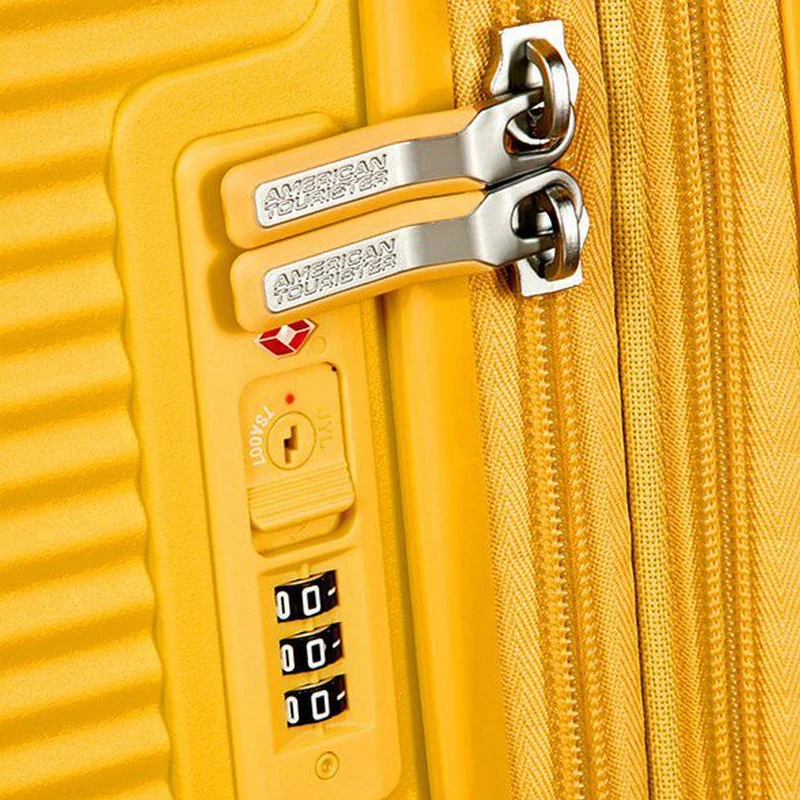 American Tourister Soundbox - Trolley de 4 ruedas 67 cm expandible (gelb)