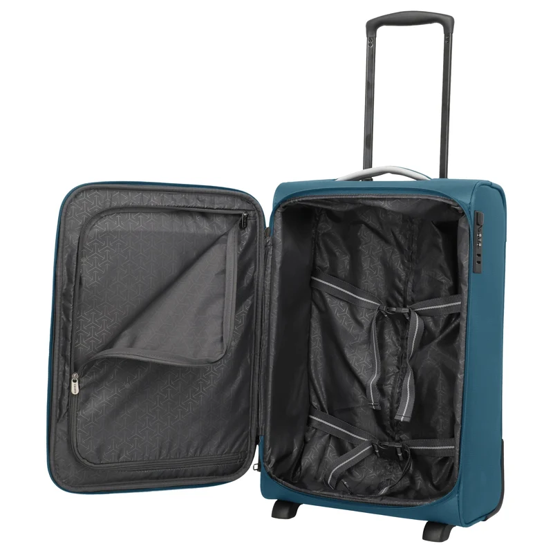 Travelite Jetpack Slim - Trolley de 2 ruedas S 55 cm (petrol)