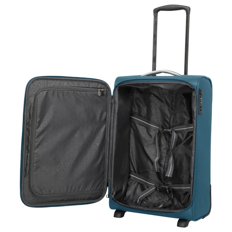 Travelite Jetpack Slim - Trolley de 2 ruedas S 55 cm (petrol)
