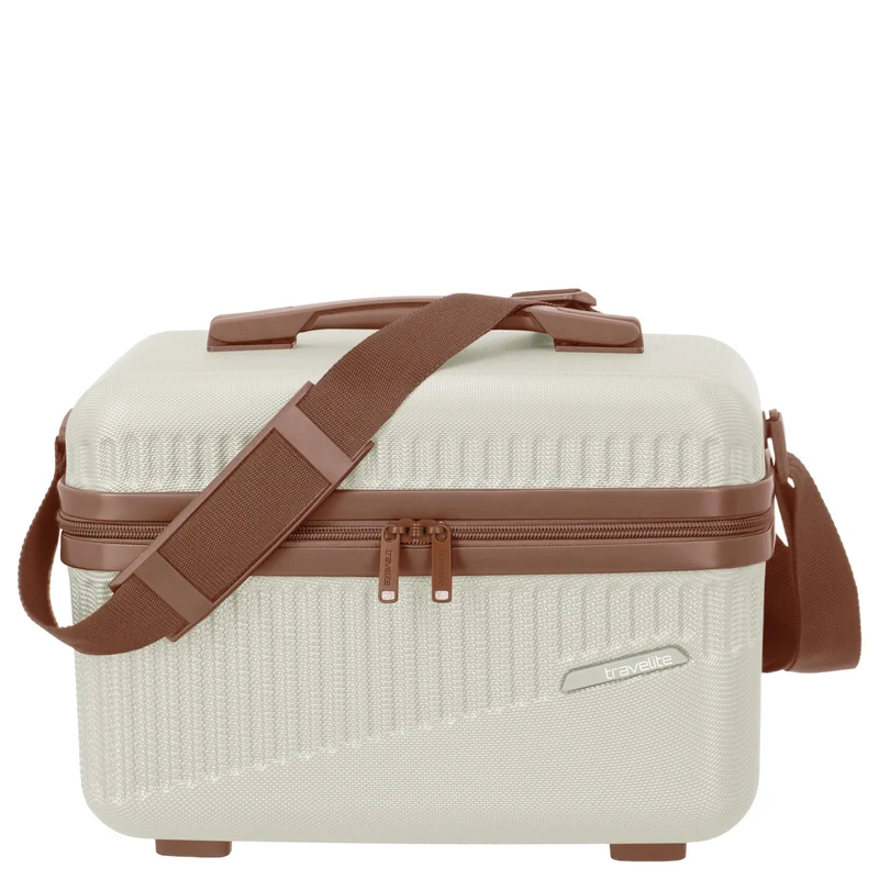 Travelite Bali - Neceser 36 cm (weiß/cognac)