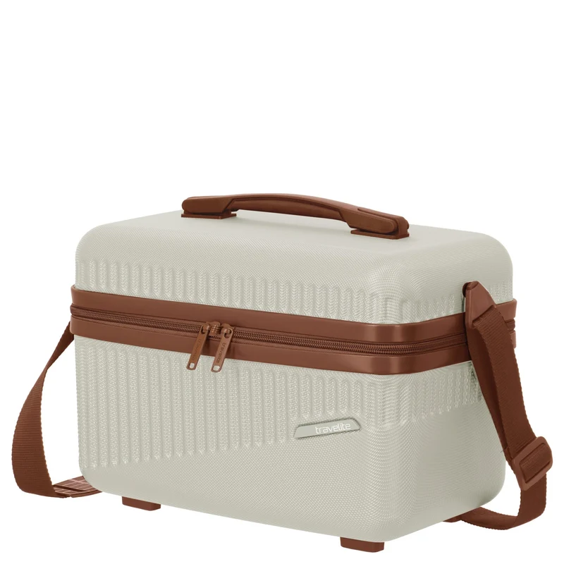 Travelite Bali - Neceser 36 cm (weiß/cognac)