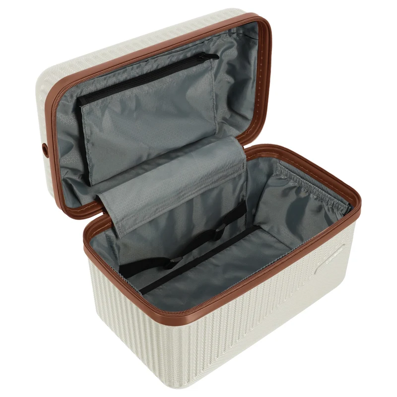 Travelite Bali - Neceser 36 cm (weiß/cognac)