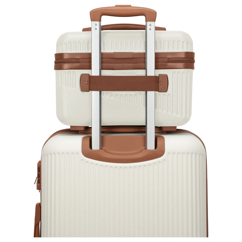 Travelite Bali - Neceser 36 cm (weiß/cognac)