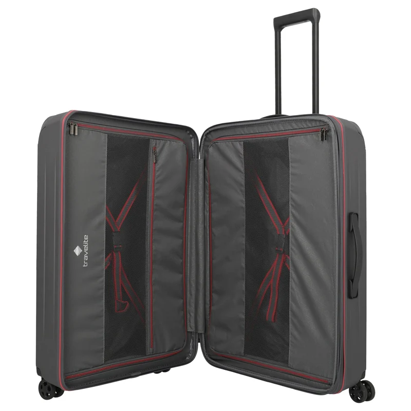 Travelite Dynamiic - Trolley de 4 ruedas L 76 cm expandible (anthrazit)