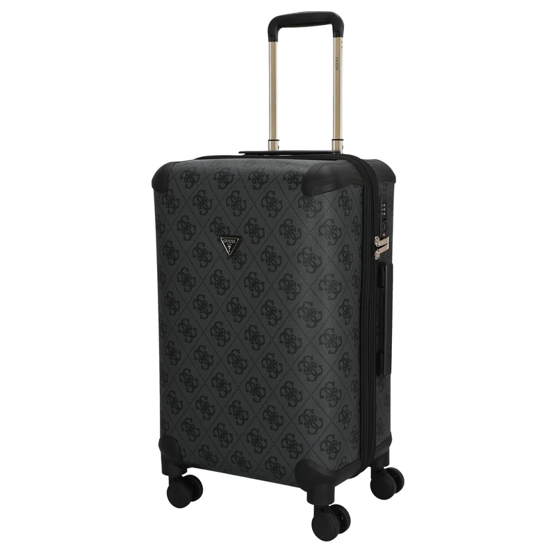 Guess Berta 22 IN - Trolley de 4 ruedas 64 cm expandible (coal logo)