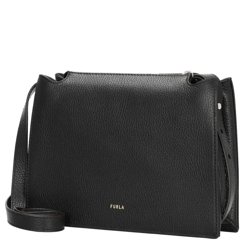 Furla Nuvola S Crossbody - Bolso bandolera 25 cm (nero)