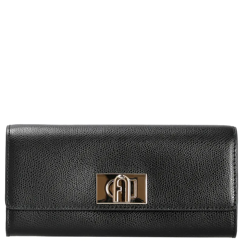 Furla 1927 Continental - Cartera 10cc 19 cm (black)