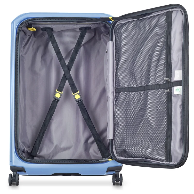 Delsey Paris Securitime - Trolley de 4 ruedas L 77 cm expandible (lavendelblau)