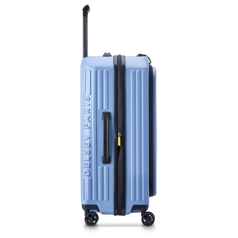 Delsey Paris Securitime - Trolley de 4 ruedas M 66 cm expandible (lavendelblau)