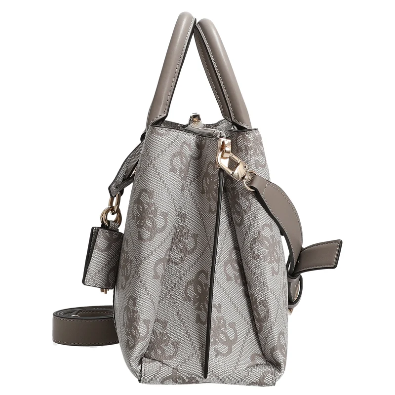 Guess Erenia Girlfriend - Bolso de mano (dark taupe logo)